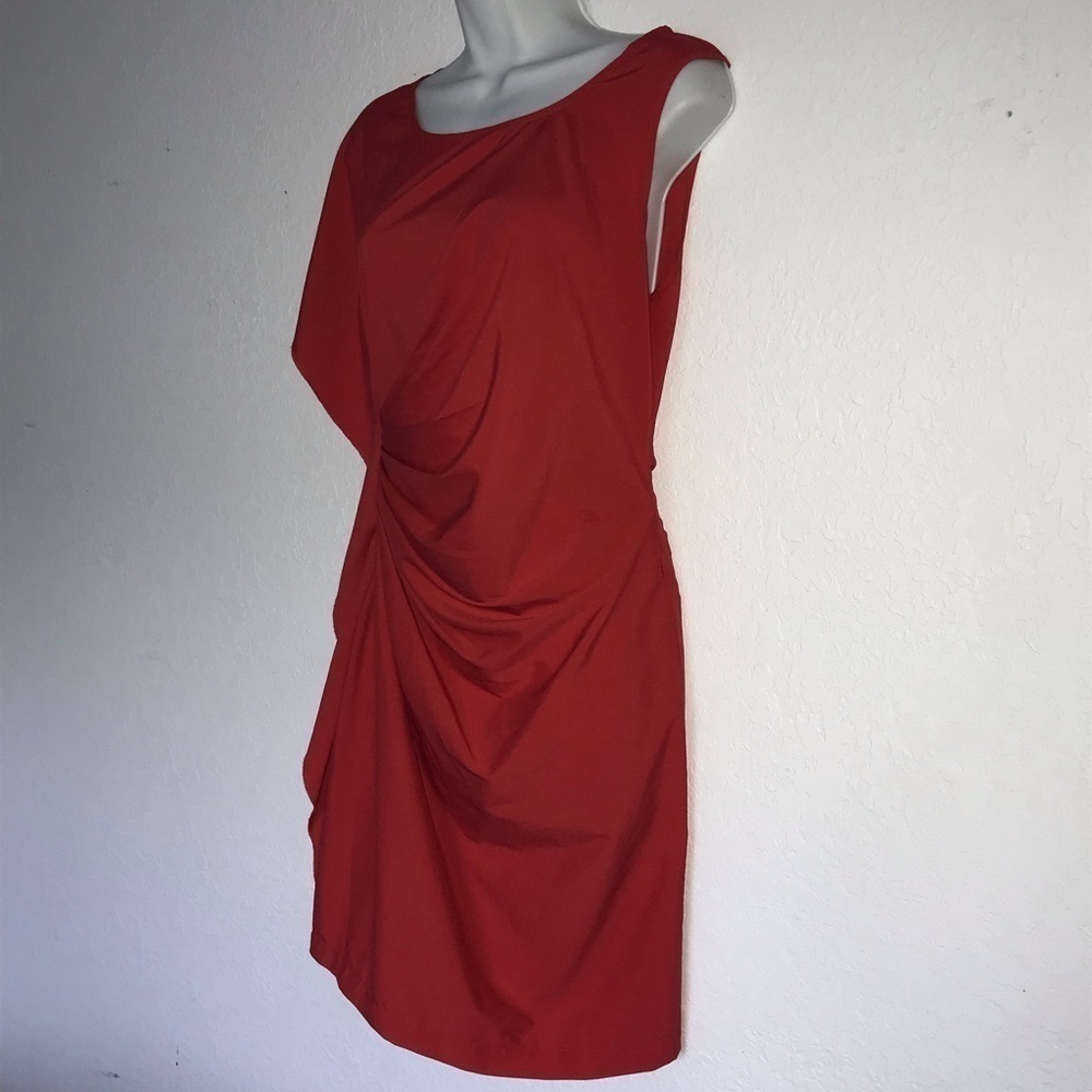 Ya Los Angeles Surplice Poly Dress - Picture 4 of 6